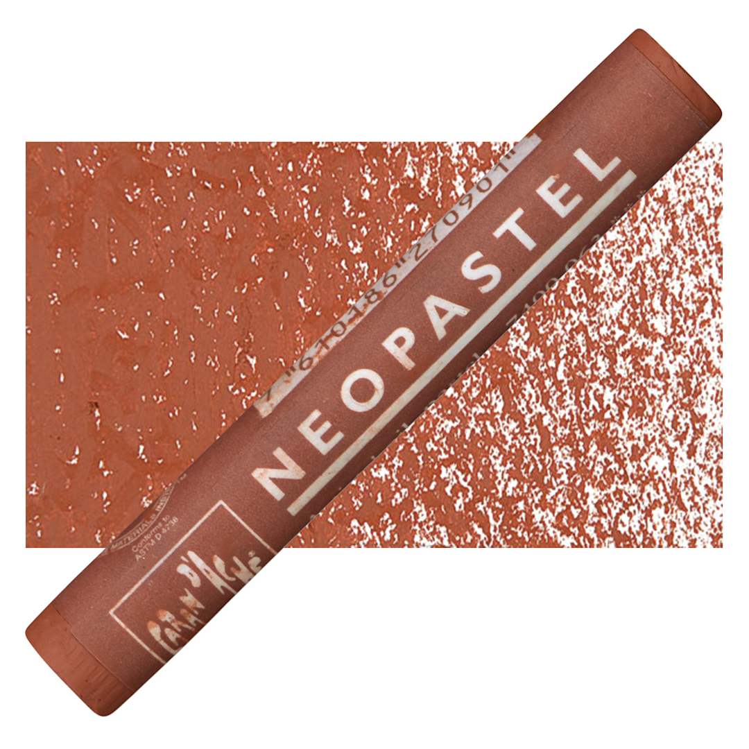 Open in modal - Caran d'Ache Neopastel - English Red pastel and swatch