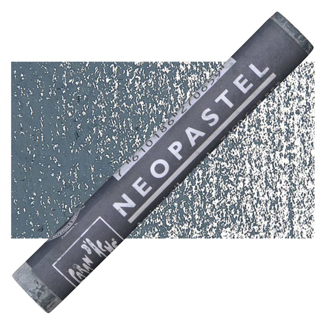 Open in modal - Caran d'Ache Neopastel - Grayish Black pastel and swatch