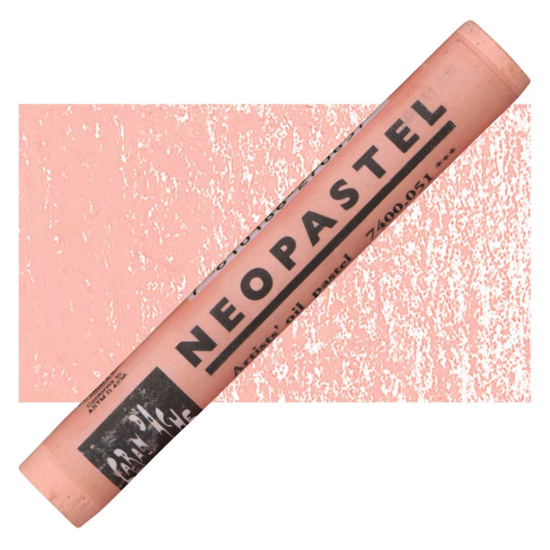 Open in modal - Caran d'Ache Neopastel - Salmon pastel and swatch