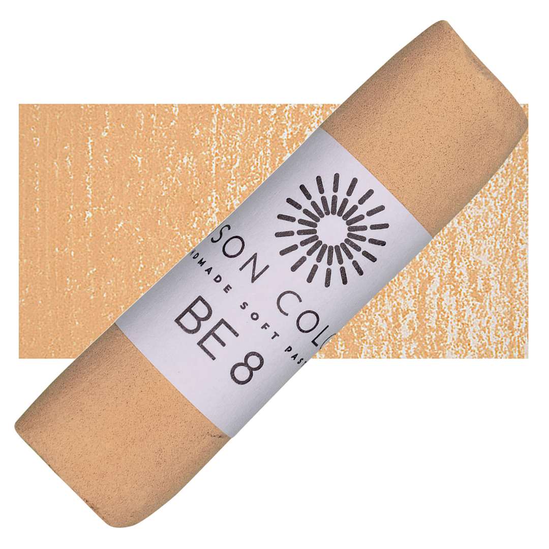Open in modal - Unison Handmade Pastel - Brown Earth 8 (swatch and pastel)