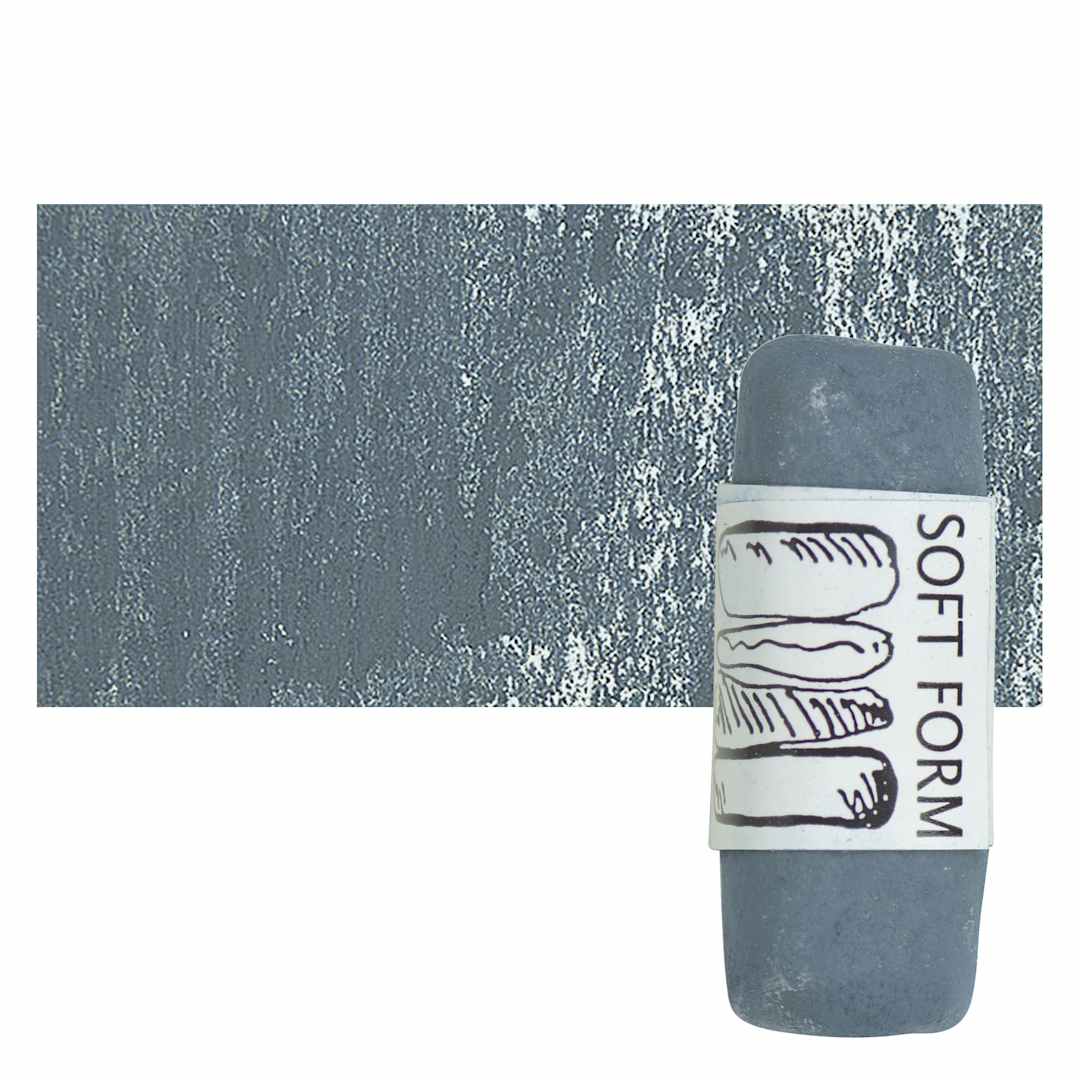 Open in modal - Townsend Artists' Soft Form Pastel - Green Blue 047 pastel and swatch