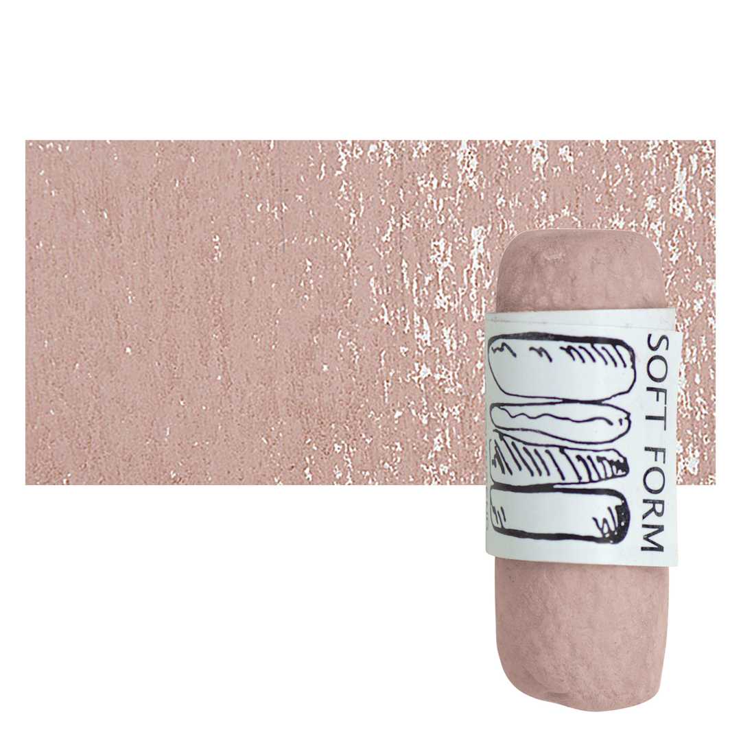 Open in modal - Townsend Artists' Soft Form Pastel - Medium Mauve pastel and swatch
