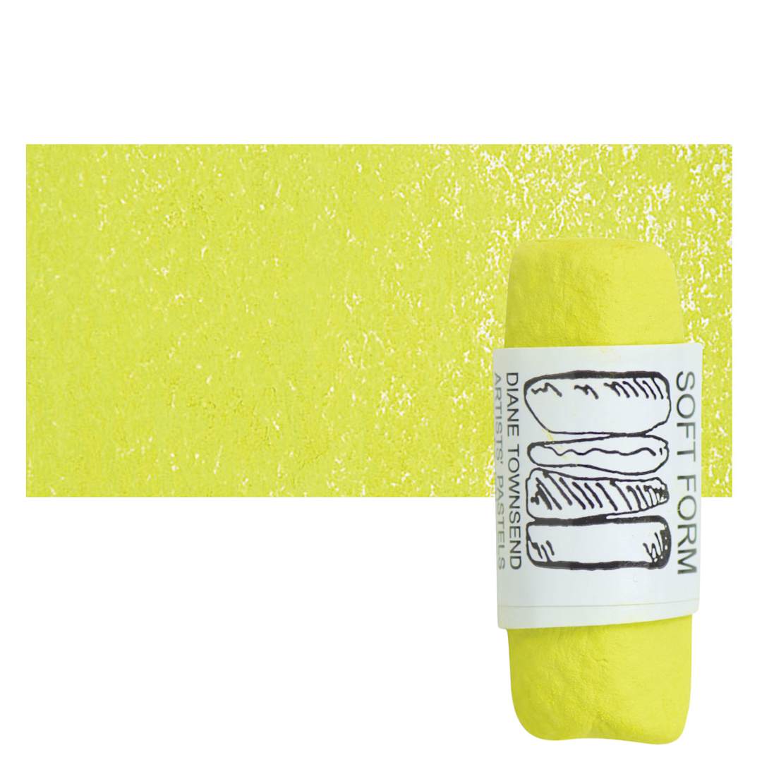 Open in modal - Townsend Artists' Soft Form Pastel - Permanent Green (Light) pastel and swatch