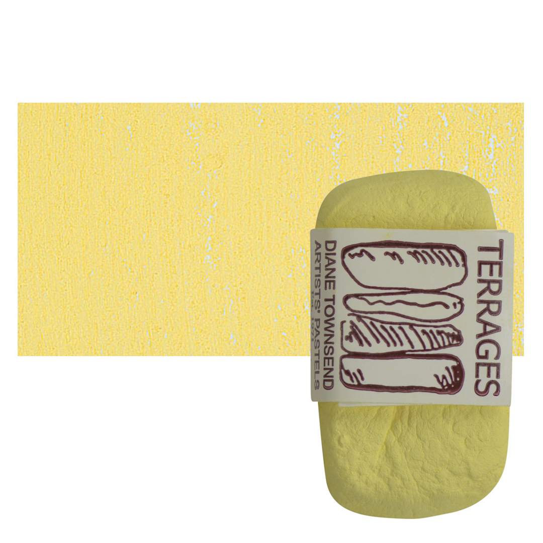 Open in modal - Townsend Terrages Pastel - Cadmium Yellow Medium 68 pastel and swatch