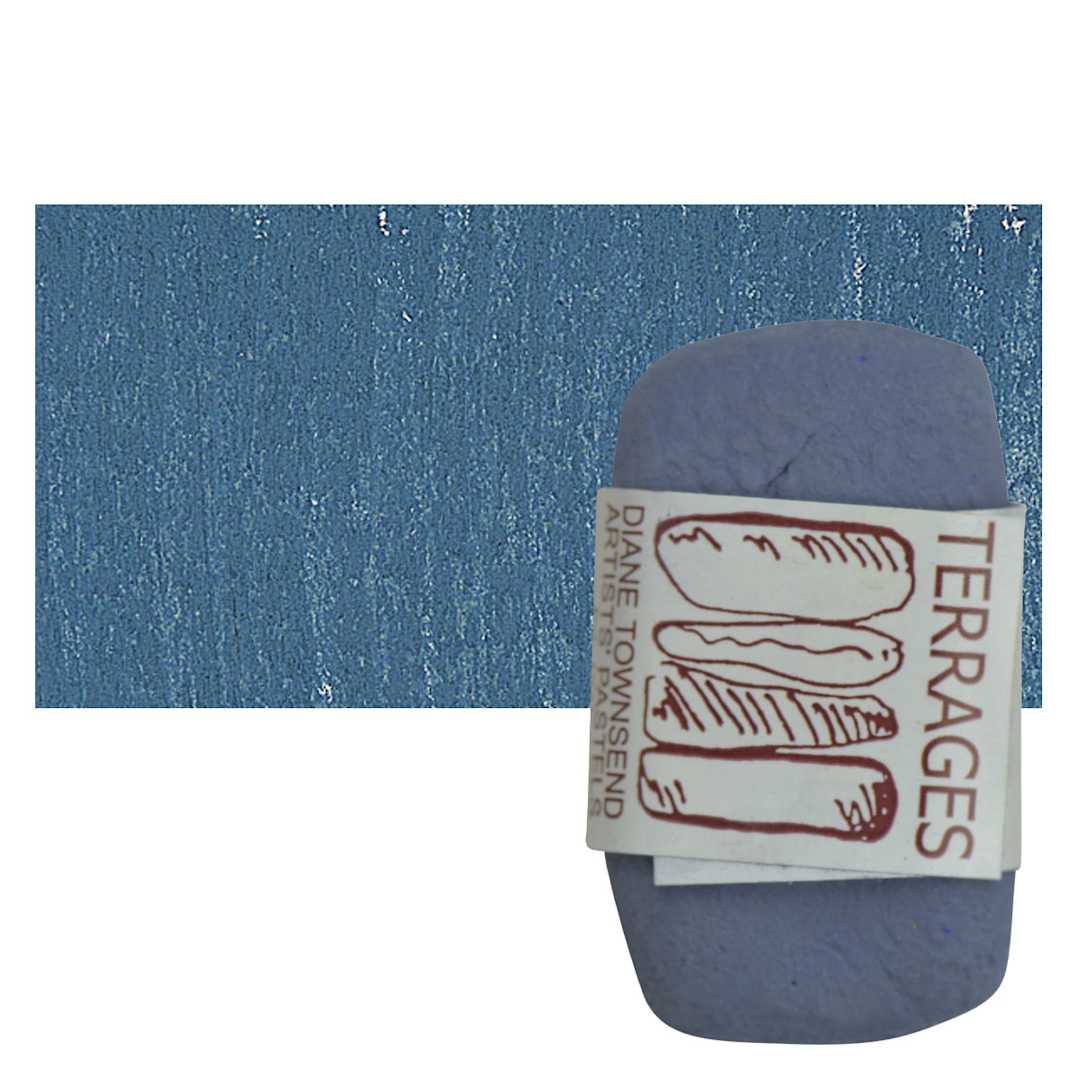 Open in modal - Townsend Terrages Pastel - Dark Blue Green pastel and swatch