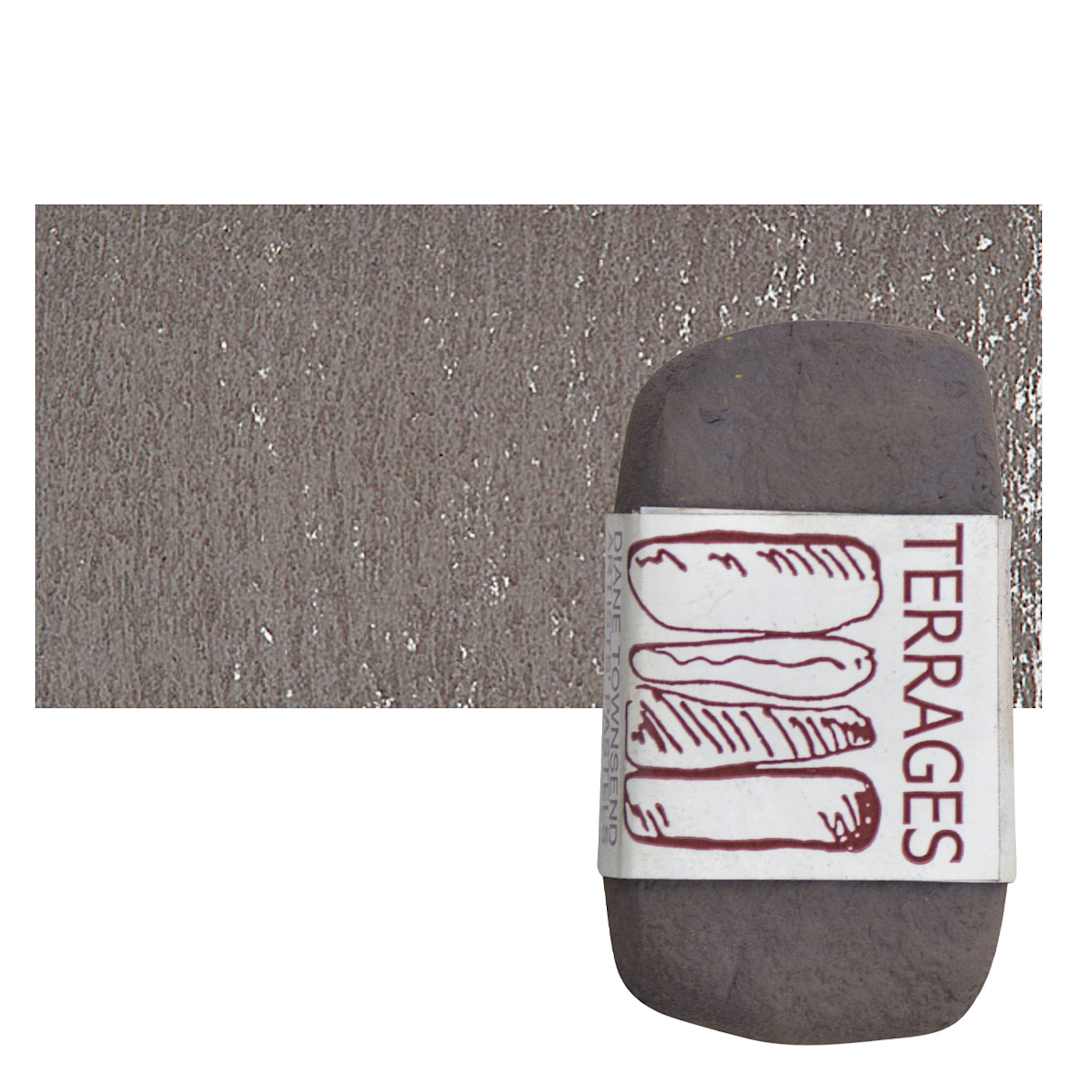 Open in modal - Townsend Terrages Pastel - Deep Brown Oxide pastel and swatch