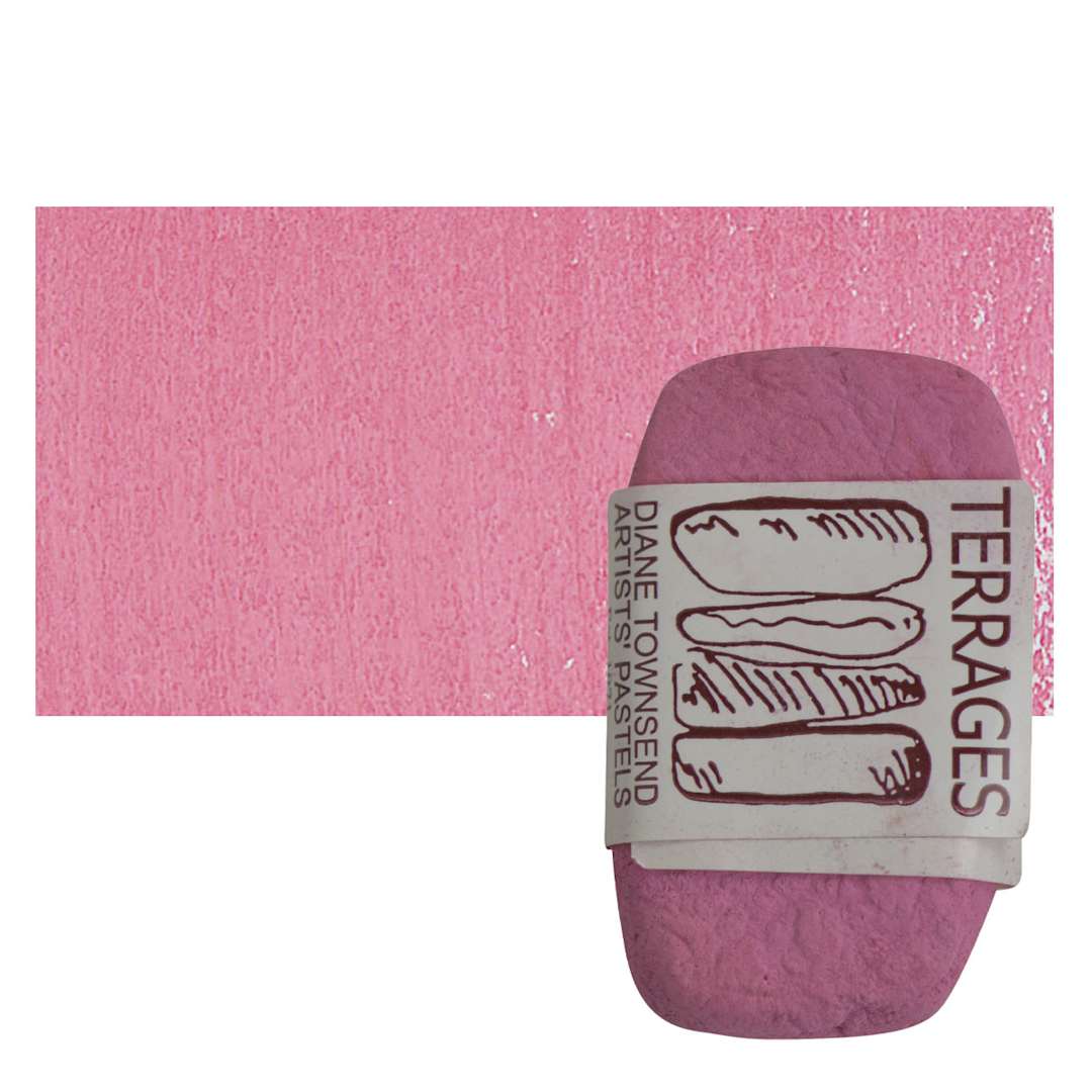 Open in modal - Townsend Terrages Pastel - Tuscan Red Pink pastel and swatch