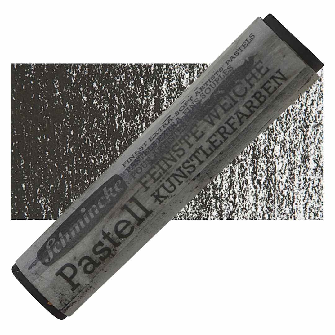 Open in modal - Schmincke Soft Pastel - Black D pastel and swatch
