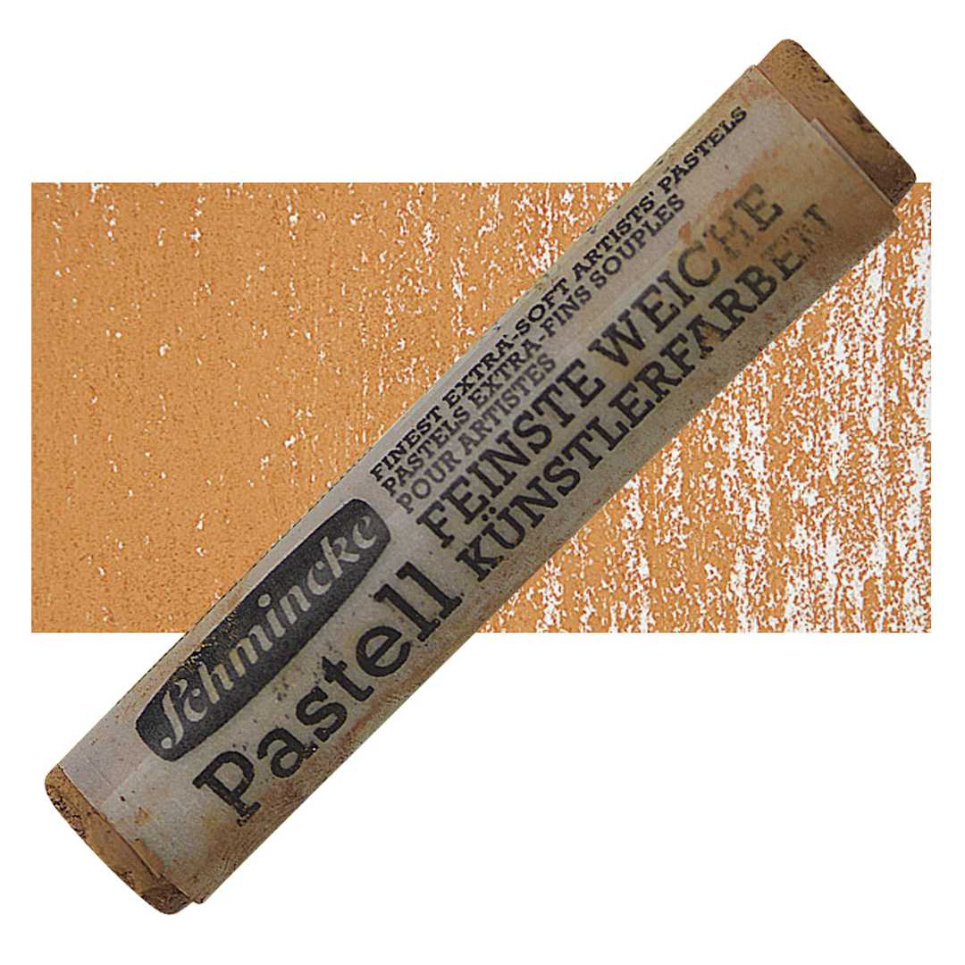 Open in modal - Schmincke Soft Pastel - Burnt Green Earth H pastel and swatch