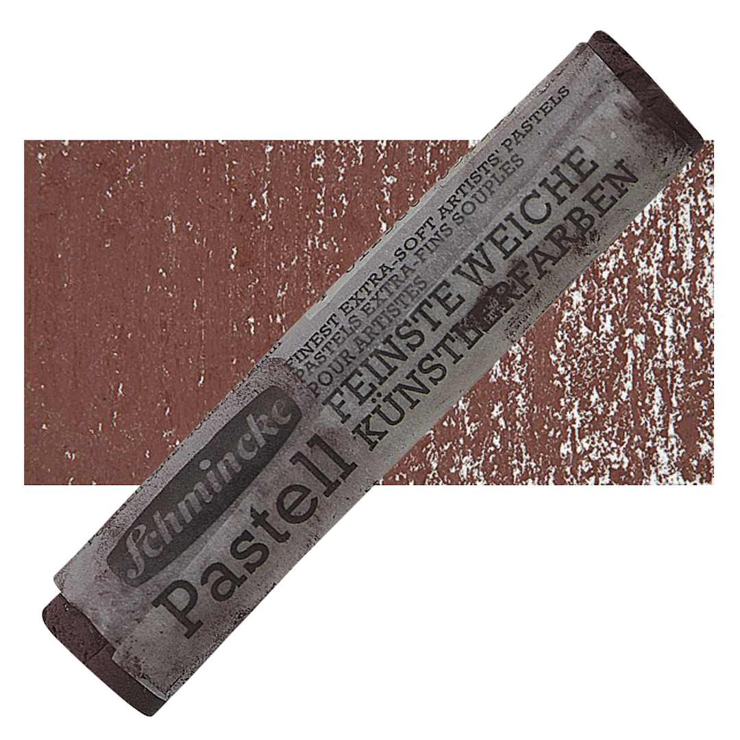Open in modal - Schmincke Soft Pastel - Dark Brown B pastel and swatch