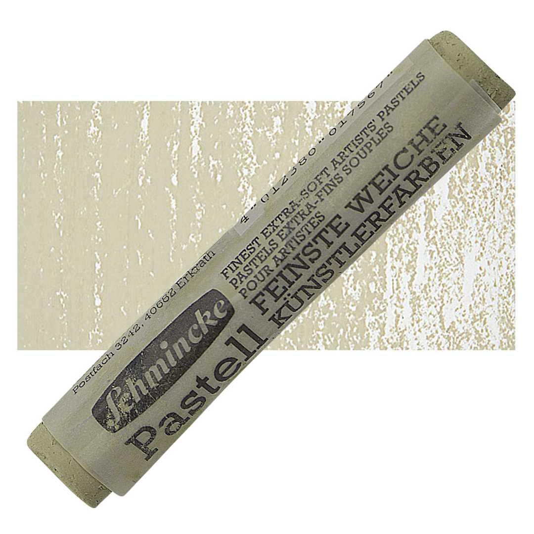 Open in modal - Schmincke Soft Pastel - Greenish Gray 1 O pastel and swatch