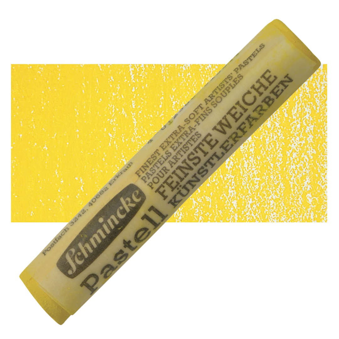 Open in modal - Schmincke Soft Pastel - Permanent Yellow 3 Deep M pastel and swatch