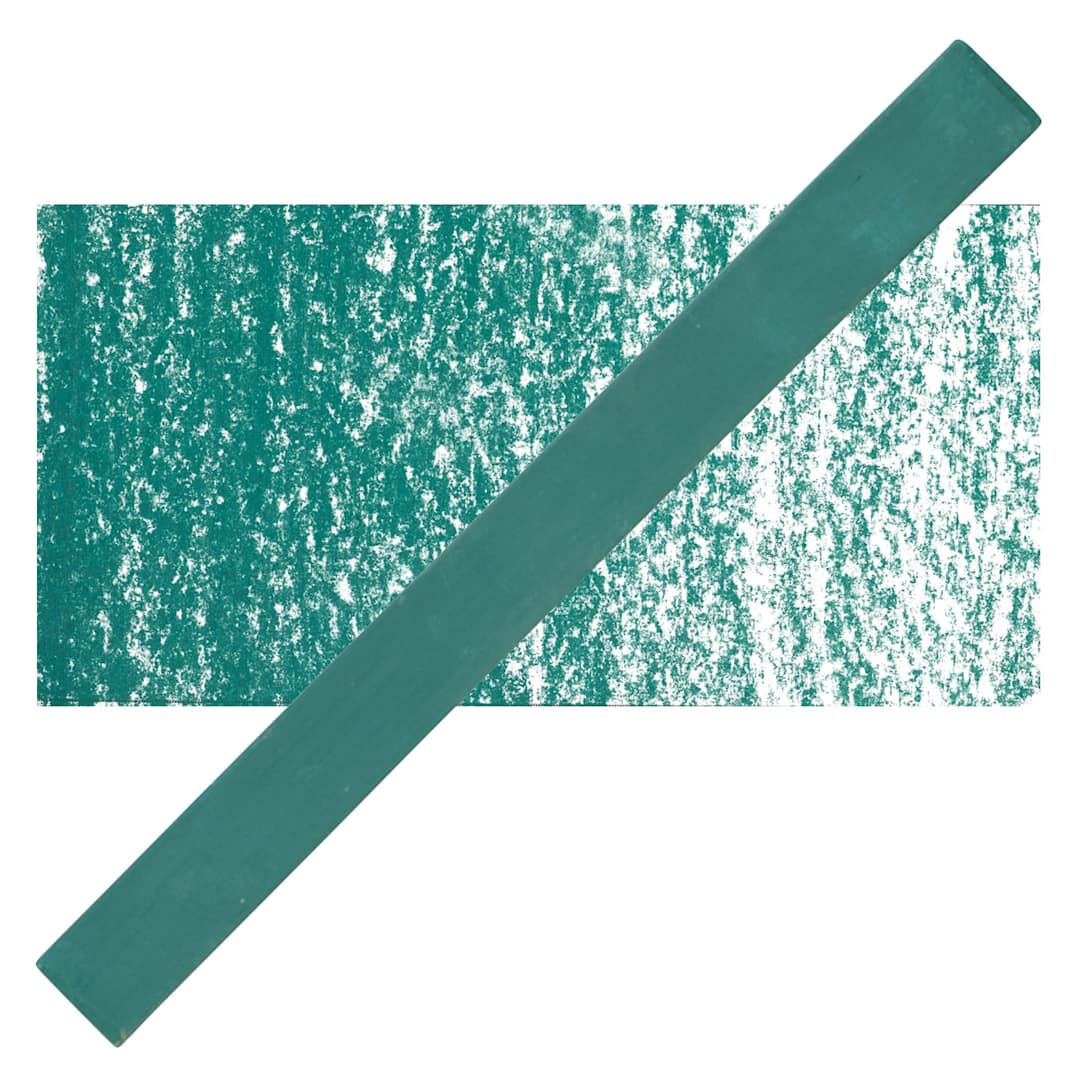 Open in modal - Cretacolor Pastel Carre Hard Pastel - Fir Green pastel and swatch