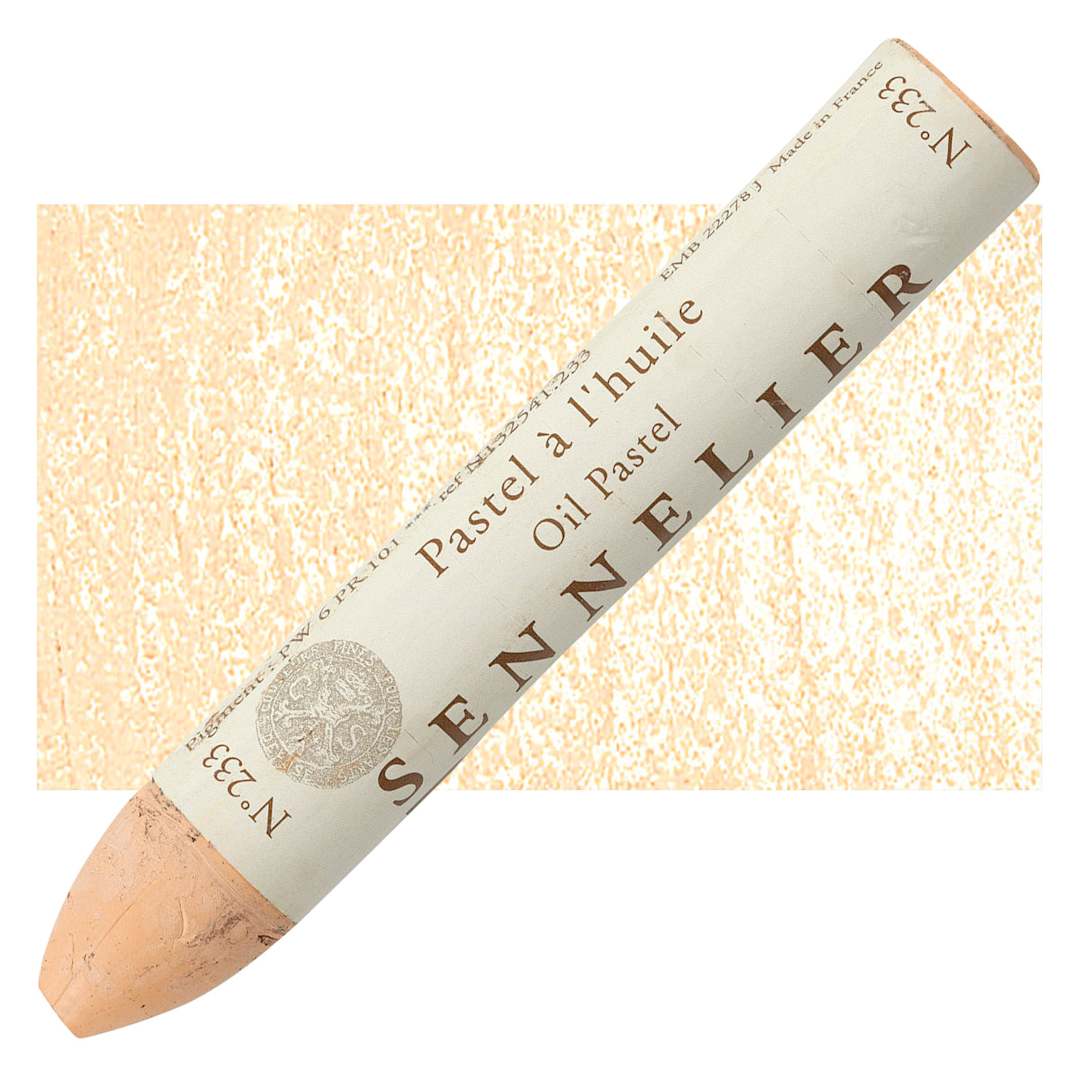 Open in modal - Sennelier Oil Pastel Grand - Luminous Yellow oil pastel and swatch