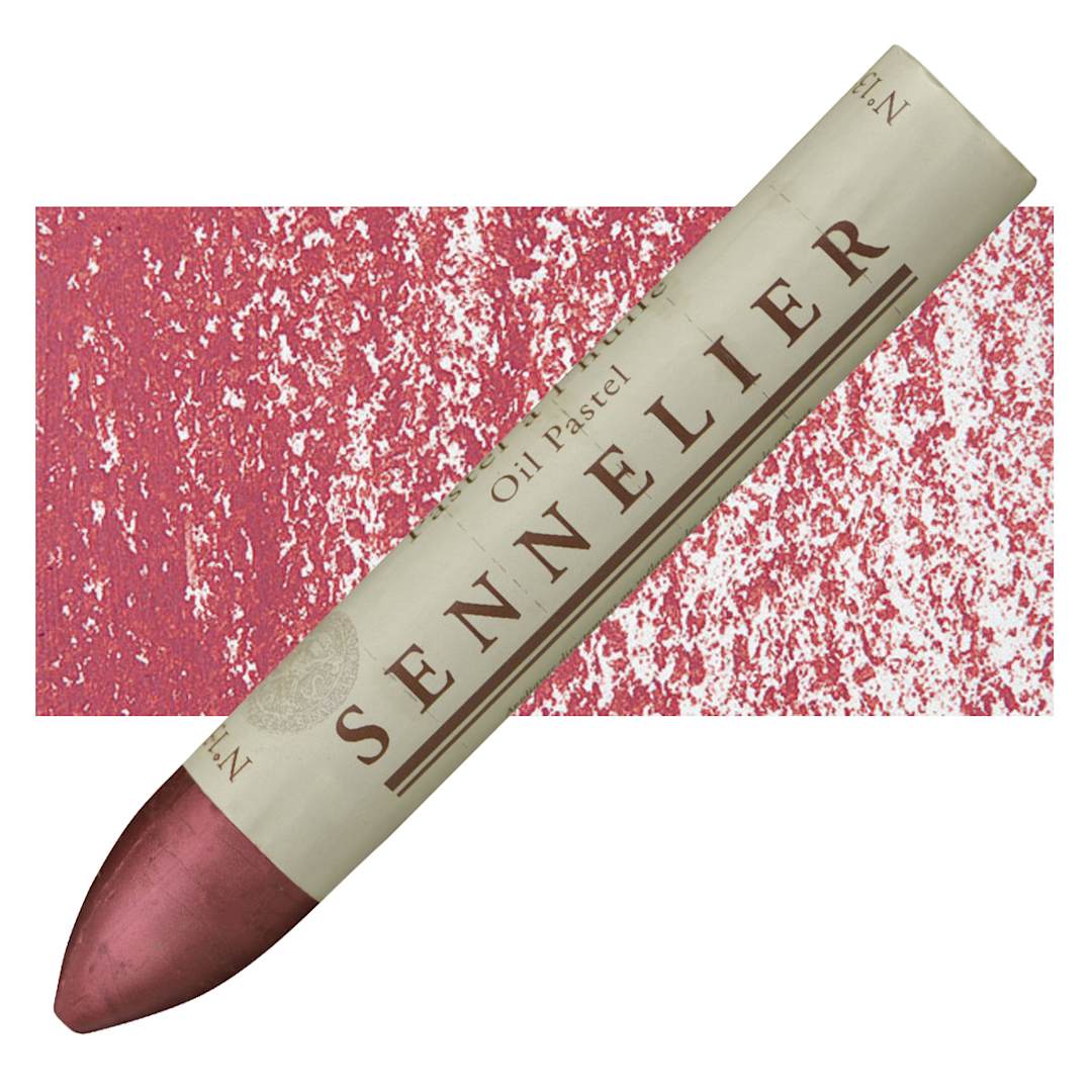 Open in modal - Sennelier Oil Pastel Grand - Reddish Brown Gold oil pastel and swatch