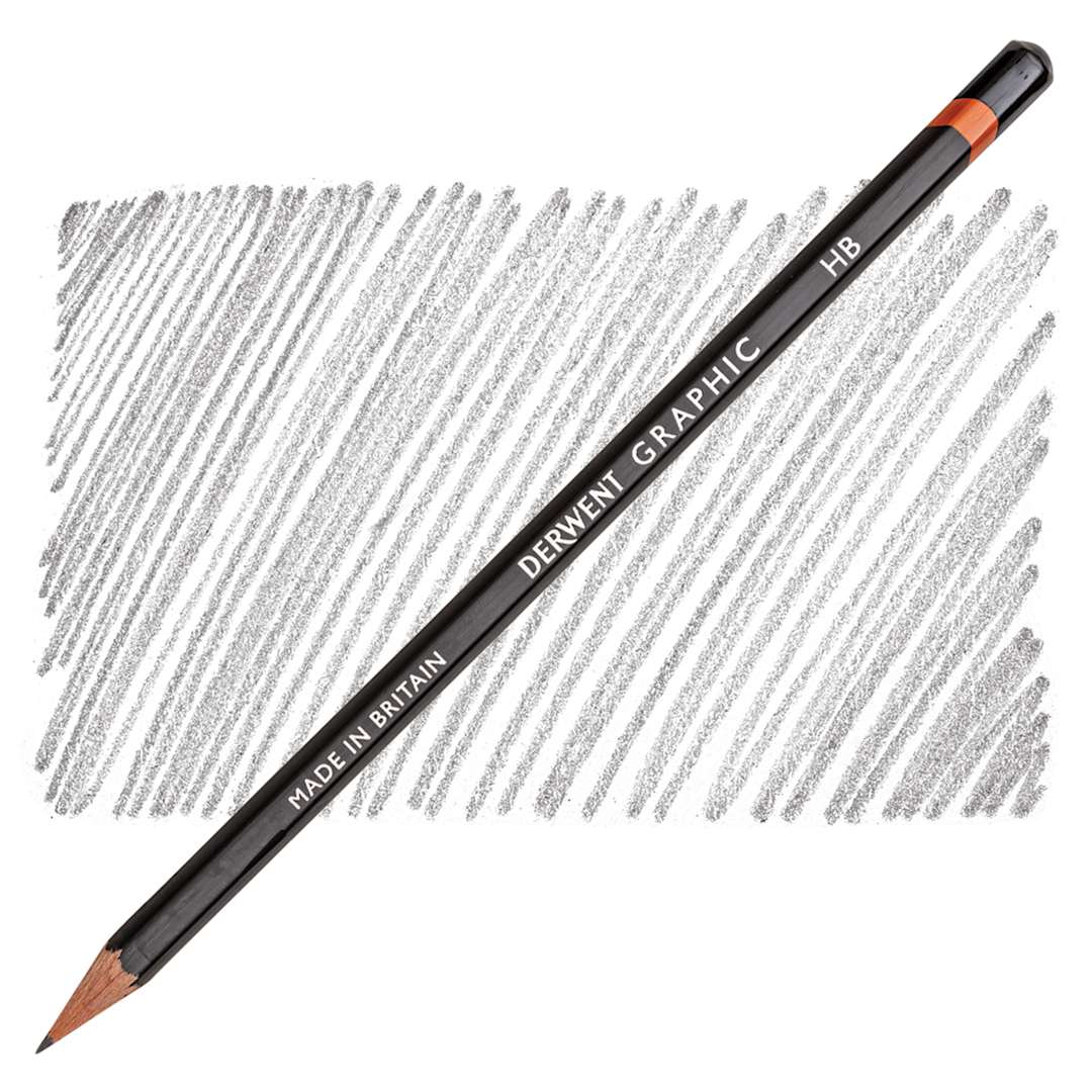 Open in modal - Derwent Graphic Pencil - Hardness HB pencil and swatch