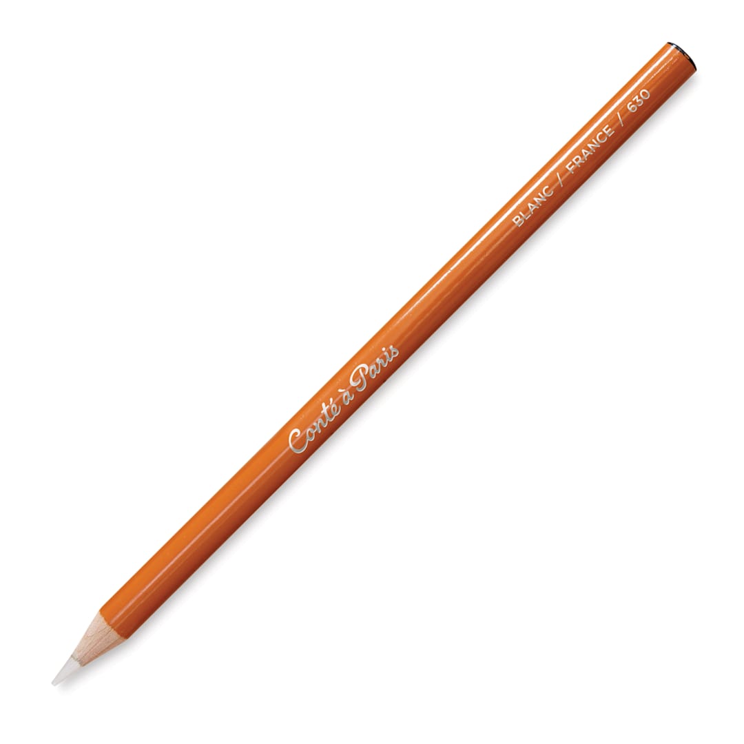 Open in modal - Conté à Paris Sketching Pencil - White, Single Pencil