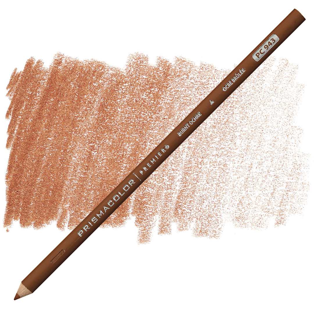 Open in modal - Prismacolor Premier Colored Pencil - Burnt Ochre pencil and swatch