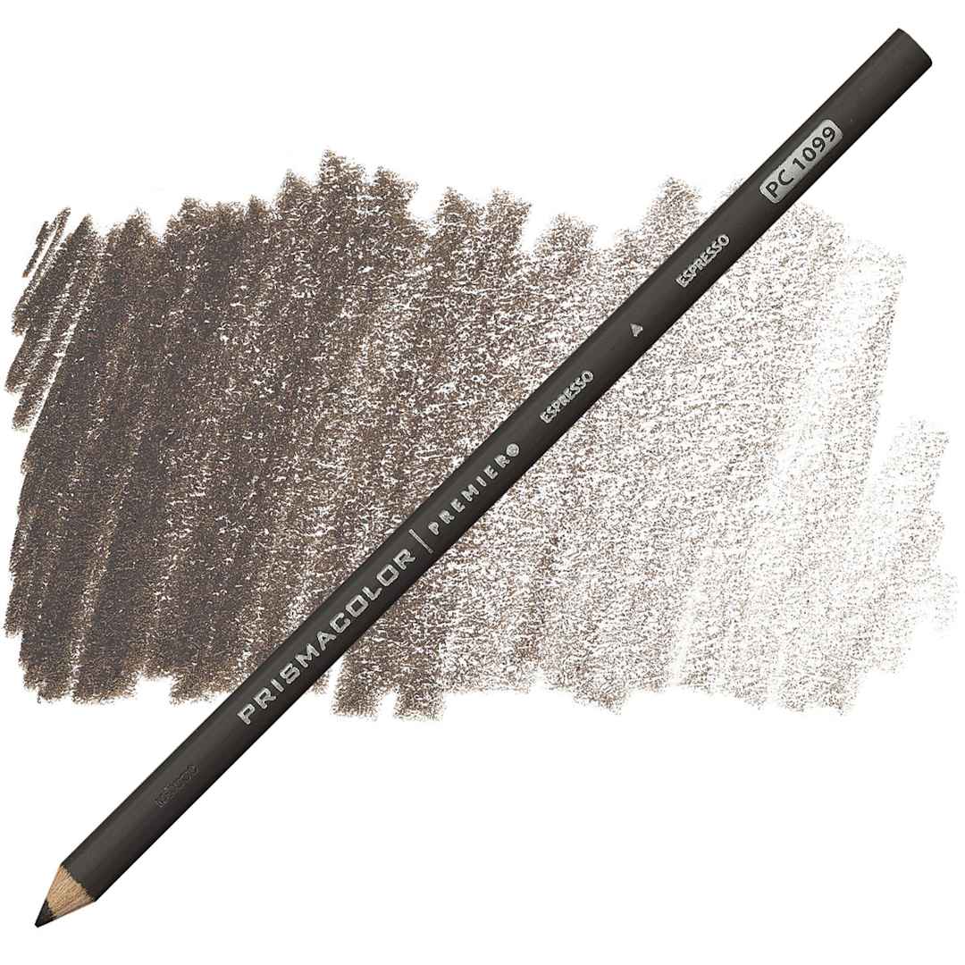 Open in modal - Prismacolor Premier Colored Pencil - Espresso pencil and swatch