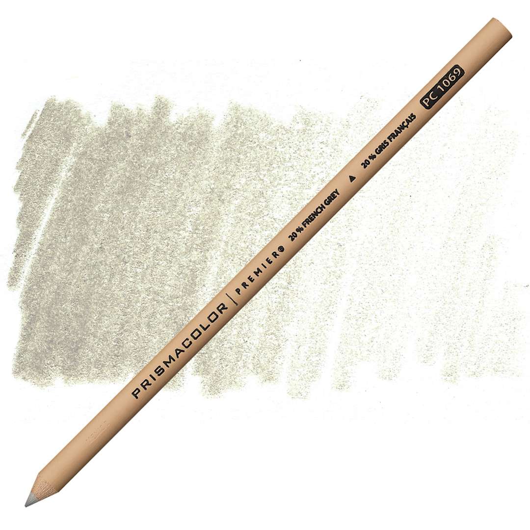 Open in modal - Prismacolor Premier Colored Pencil  - French Grey 20% pencil and swatch