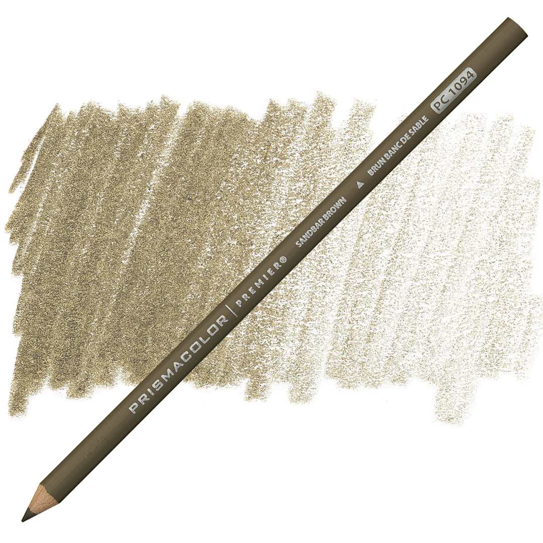 Open in modal - Prismacolor Premier Colored Pencil  - Sandbar Brown pencil and swatch