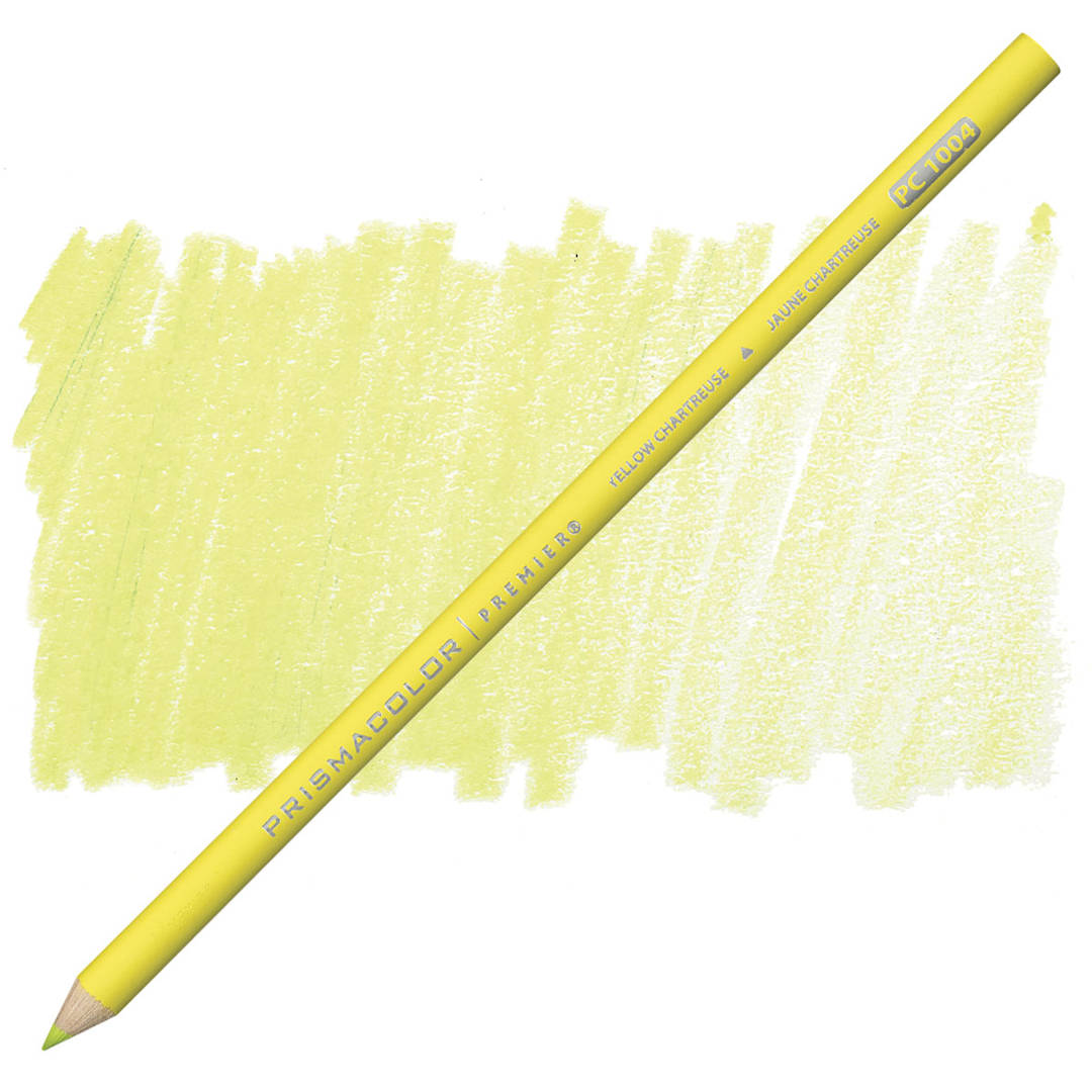 Open in modal - Prismacolor Premier Colored Pencil  - Yellow Chartreuse pencil and swatch