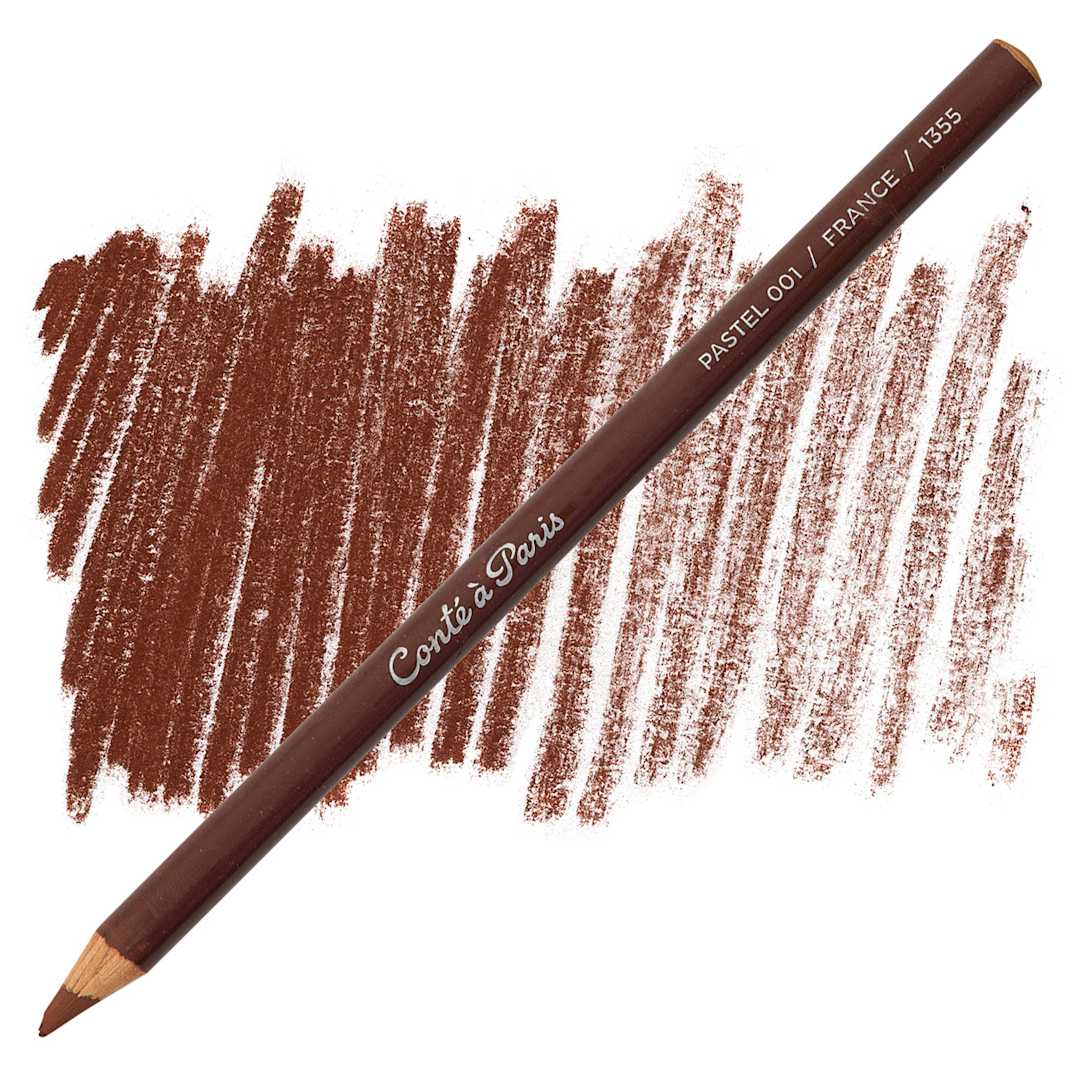 Open in modal - Conté à Paris Pastel Pencil -  Bistre pencil and swatch