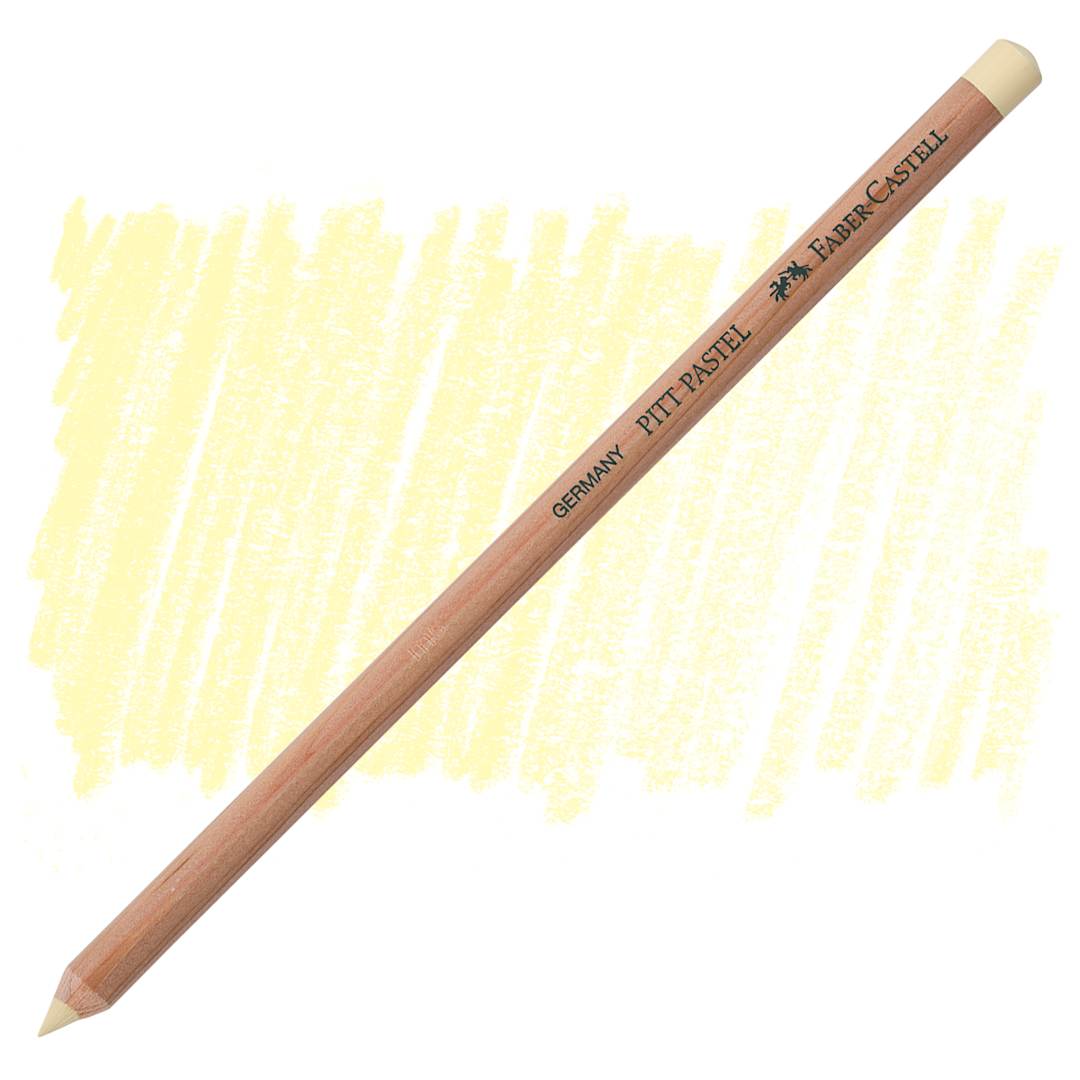 Open in modal - Faber-Castell Pitt Pastel Pencil - Ivory pencil and swatch