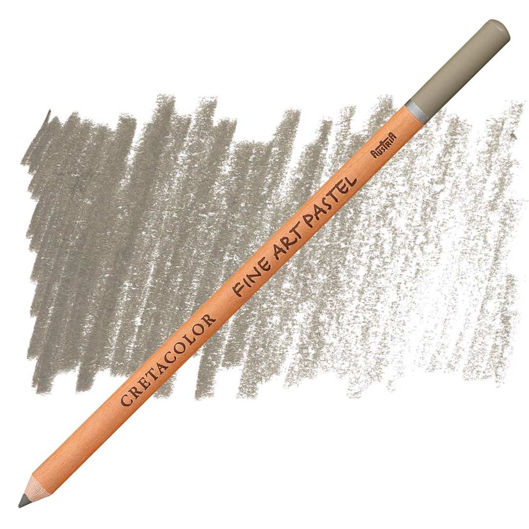 Open in modal - Cretacolor Fine Art Pastel Pencil - Green Gray pencil and swatch