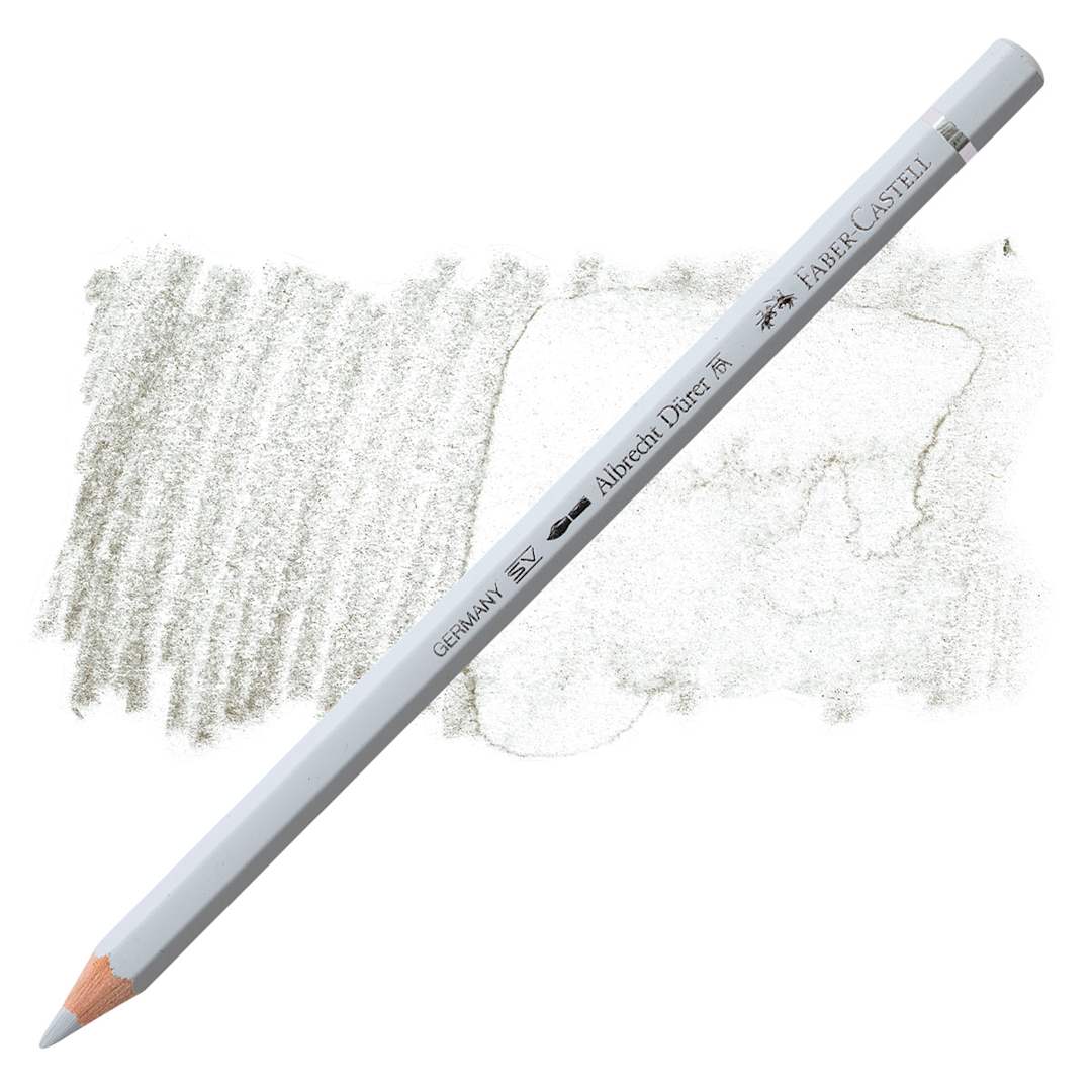 Open in modal - Faber-Castell Albrecht Durer Watercolor Pencil - Cold Gray I pencil and swatch