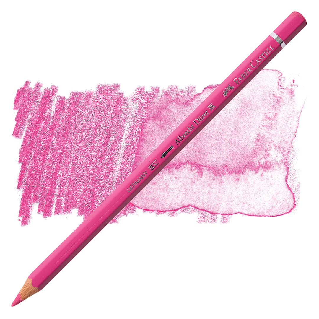 Open in modal - Faber-Castell Albrecht Durer Watercolor Pencil - Light Purple Pink pencil and swatch