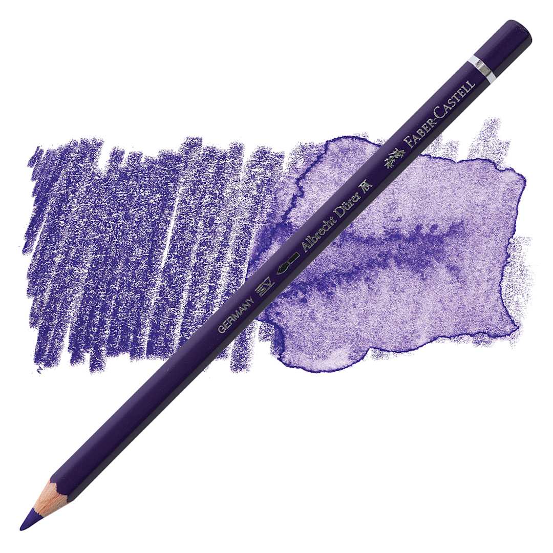 Open in modal - Faber-Castell Albrecht Durer Watercolor Pencil - Mauve pencil and swatch