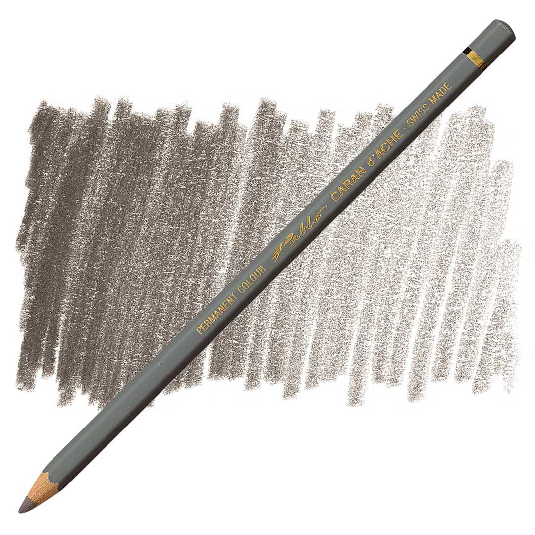 Open in modal - Caran d'Ache Pablo Colored Pencil - Cocoa pencil and swatch