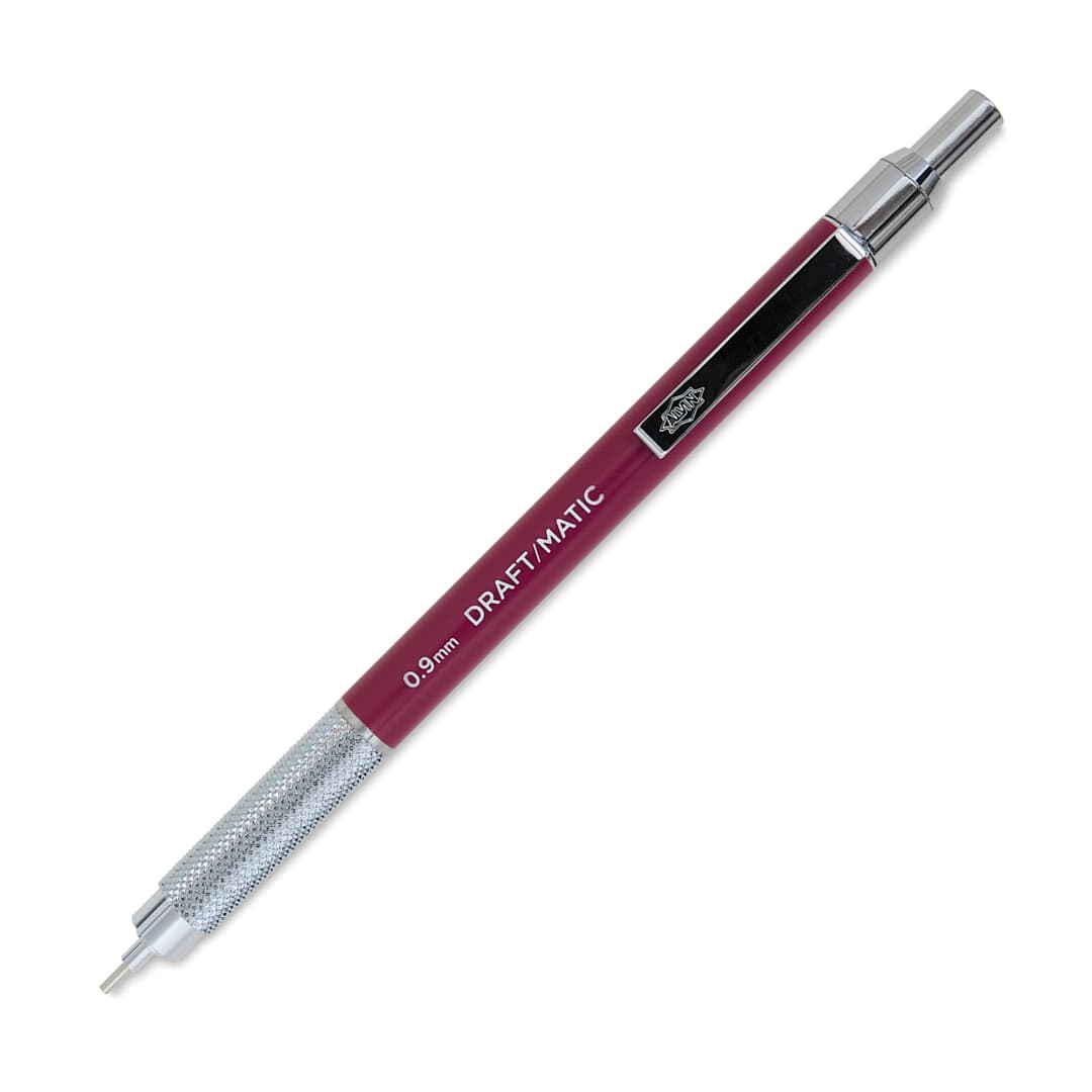 Open in modal - Alvin Draft/Matic Drafting Pencil - 0.9 mm Tip, Maroon front