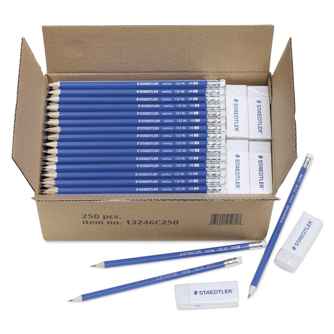 Open in modal - Staedtler My First Norica Pencil - Class Pack of 250, packaging open to show contents