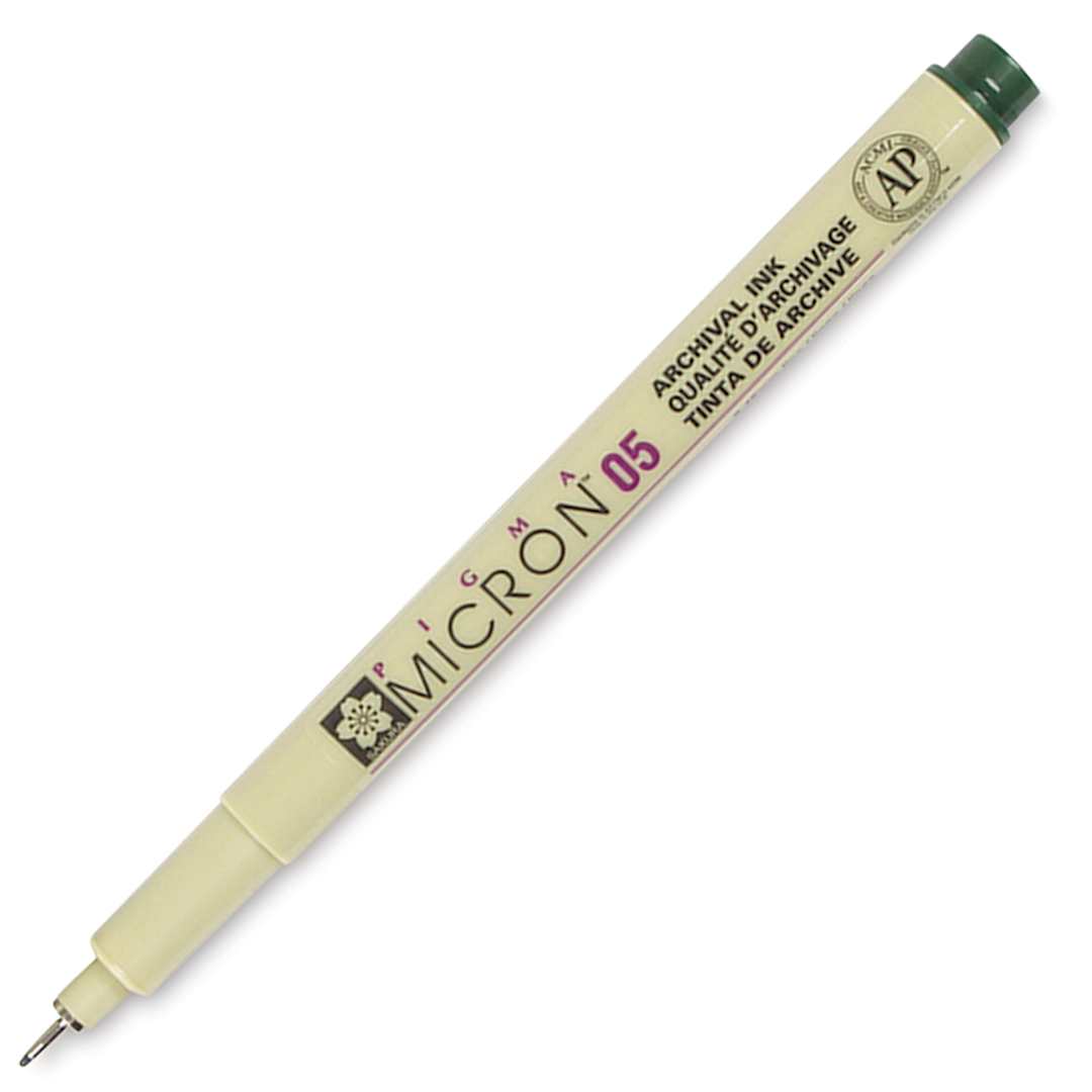 Open in modal - Sakura Pigma Micron Pen - Hunter Green, 05