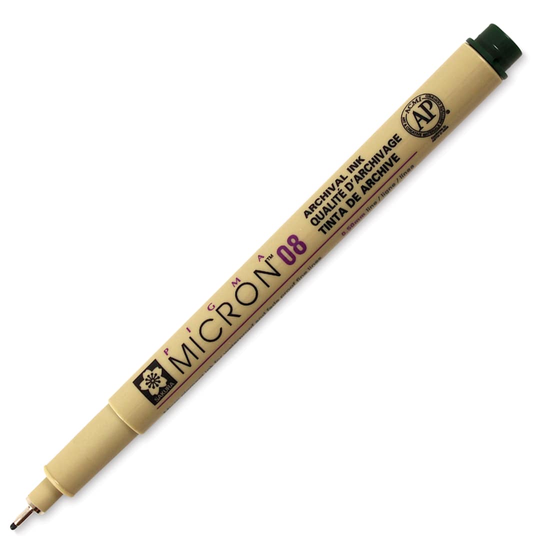 Open in modal - Sakura Pigma Micron Pen - Hunter Green, 08