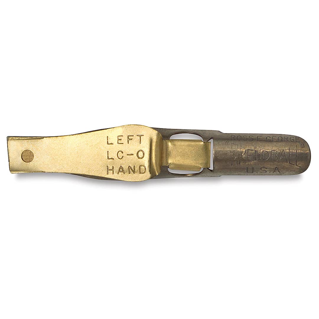 Open in modal - Speedball Broad Edge C-Series Flat Calligraphy Nib - LC0, Left-Handed