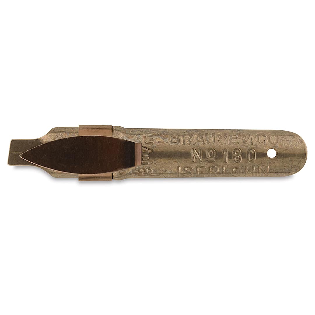 Open in modal - Brause No. 180 Bandzug Calligraphy Nib - 3 mm Tip