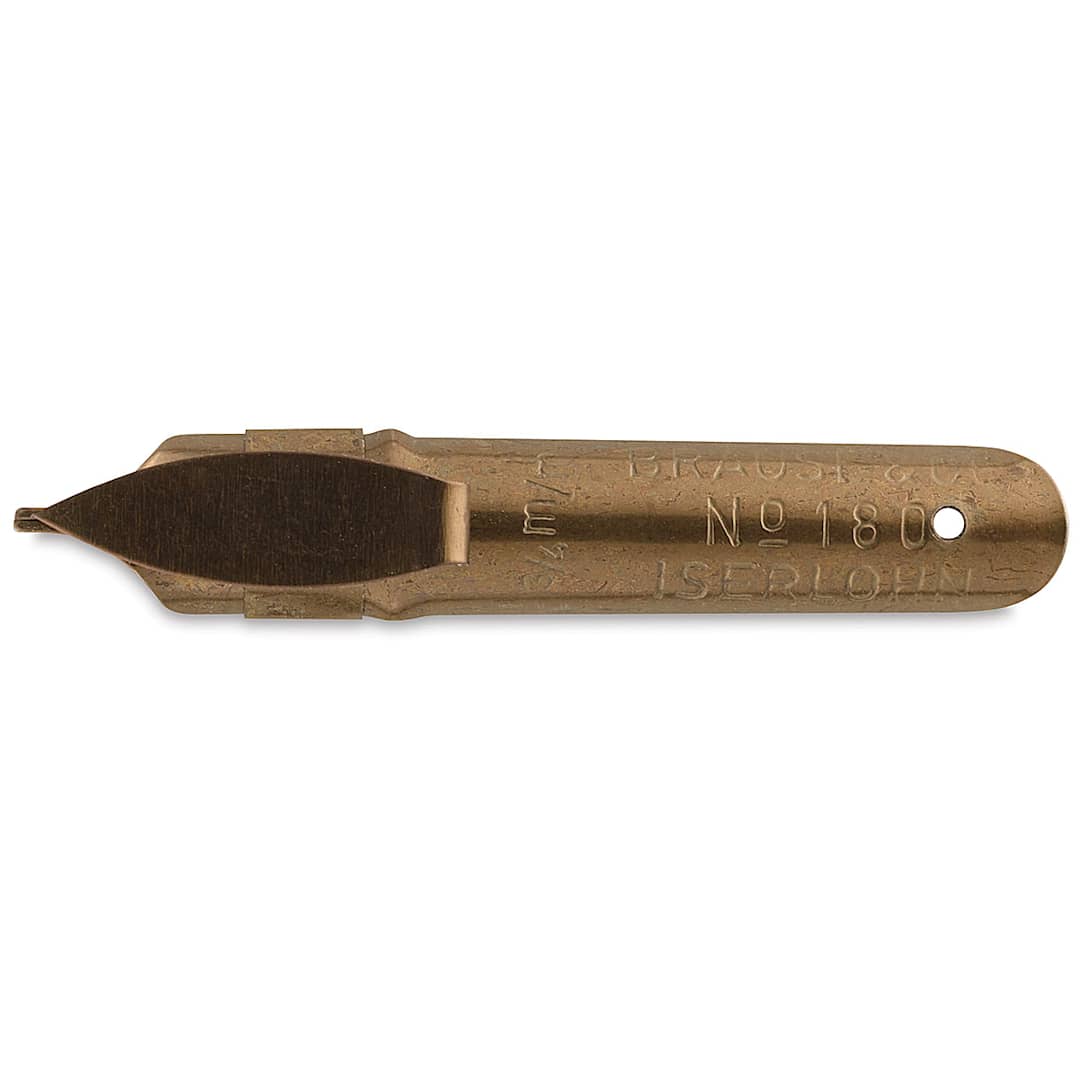 Open in modal - Brause No. 180 Bandzug Calligraphy Nib - 0.5 mm Tip