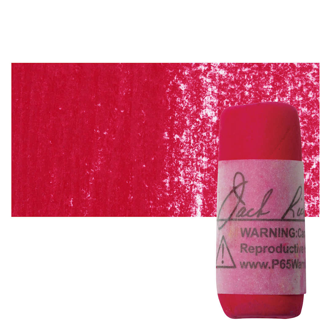 Open in modal - Richeson Soft Handrolled Pastel - Red R27, pastel and swatch