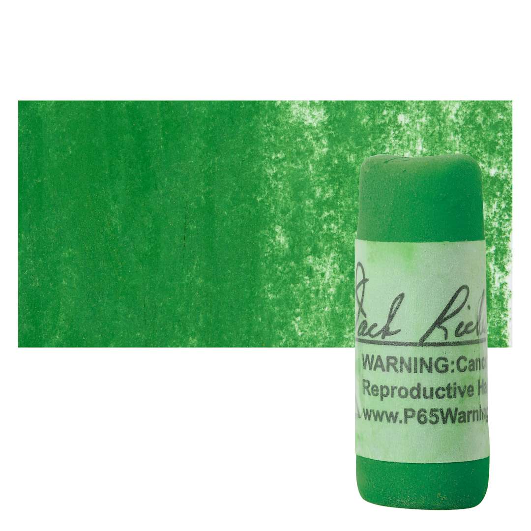 Open in modal - Richeson Soft Handrolled Pastel - Green G14, pastel and swatch