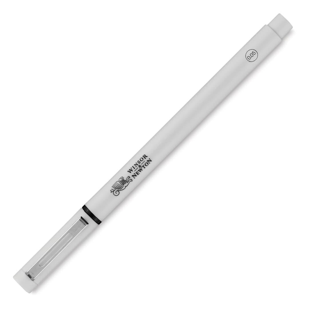 Open in modal - Winsor & Newton Fineliner - Black, 0.05 mm, cap on