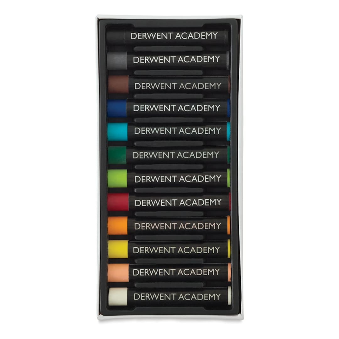 Open in modal - Derwent Academy Oil Pastels - Set of 12