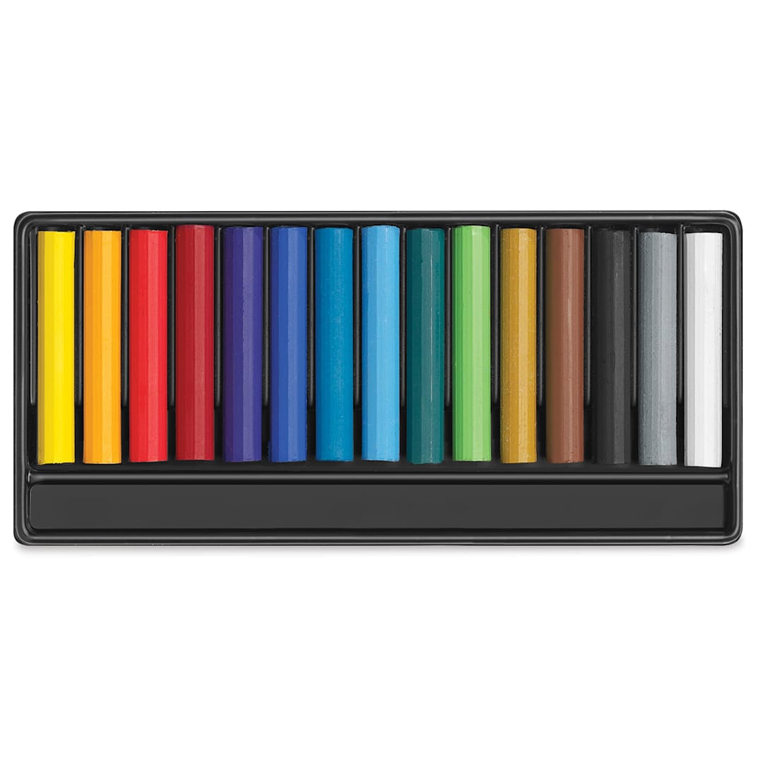 Open in modal - Caran d'Ache Swisscolor Wax Pastels - Set of 15 (set contents)