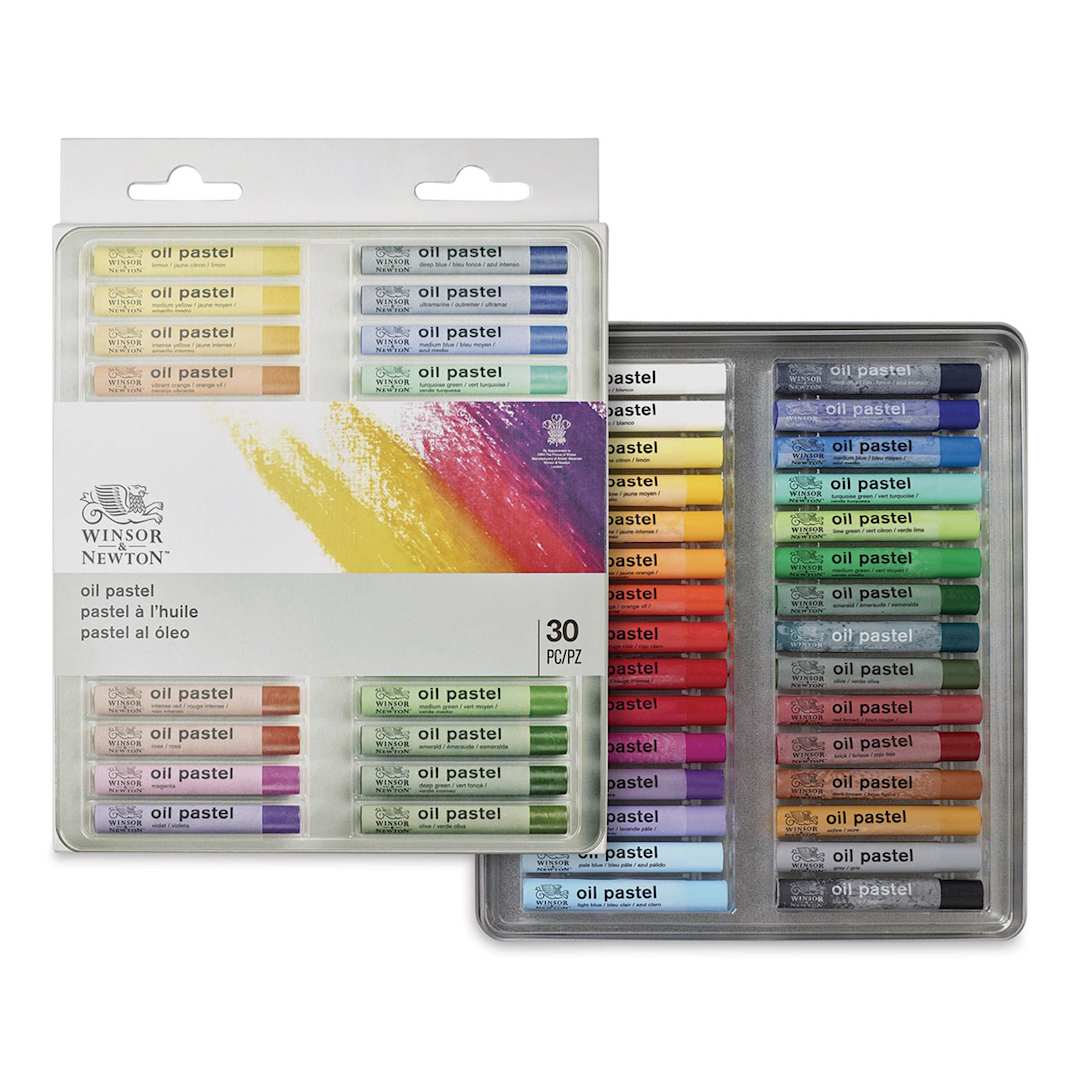Open in modal - Winsor & Newton Oil Pastels - Set of 30, Set Contents