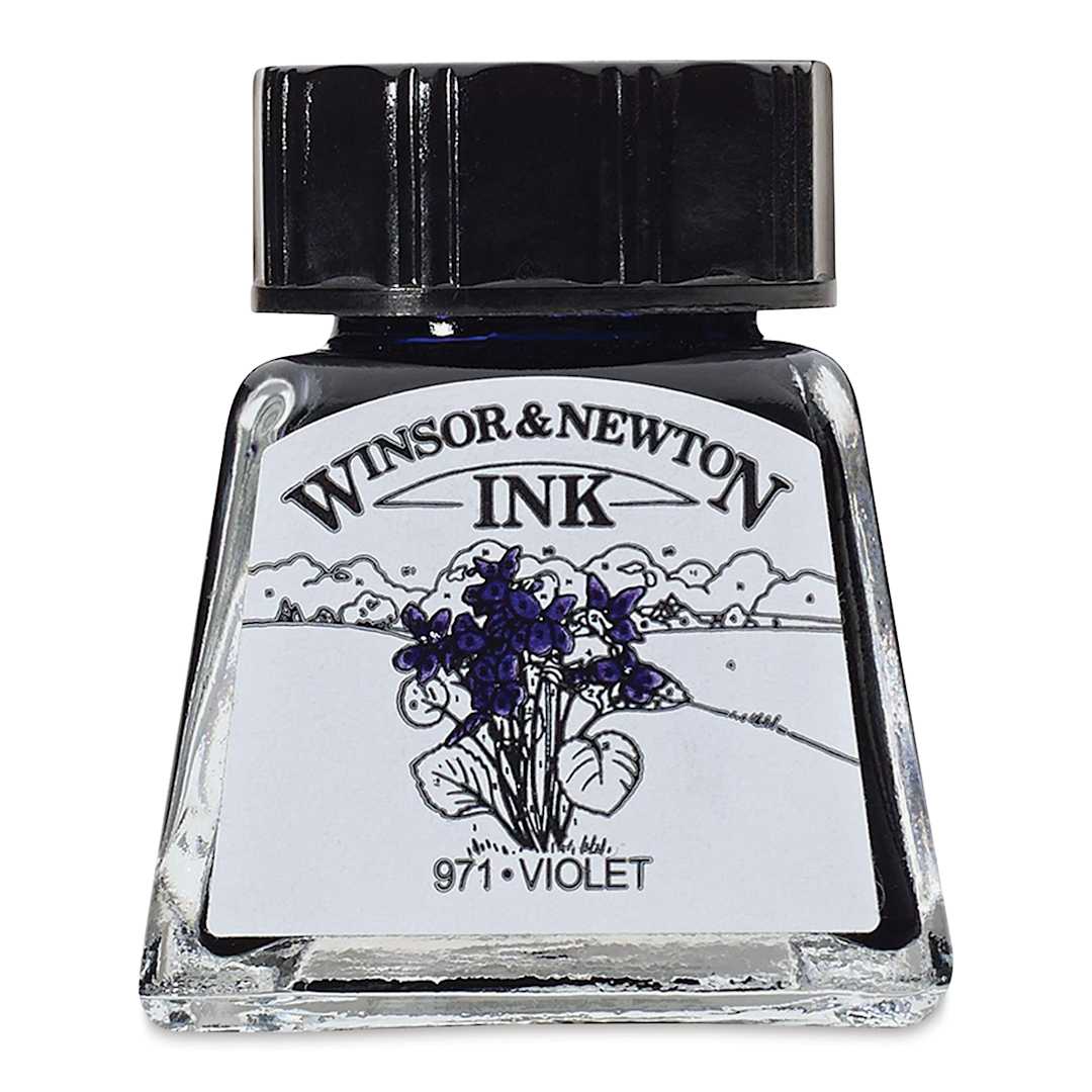 Open in modal - Winsor & Newton Drawing Ink - Violet, 14 ml