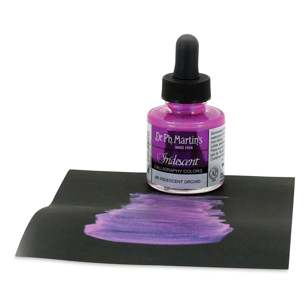 Open in modal - Dr. Ph. Martin's Iridescent Calligraphy Ink - Orchid, 1 oz