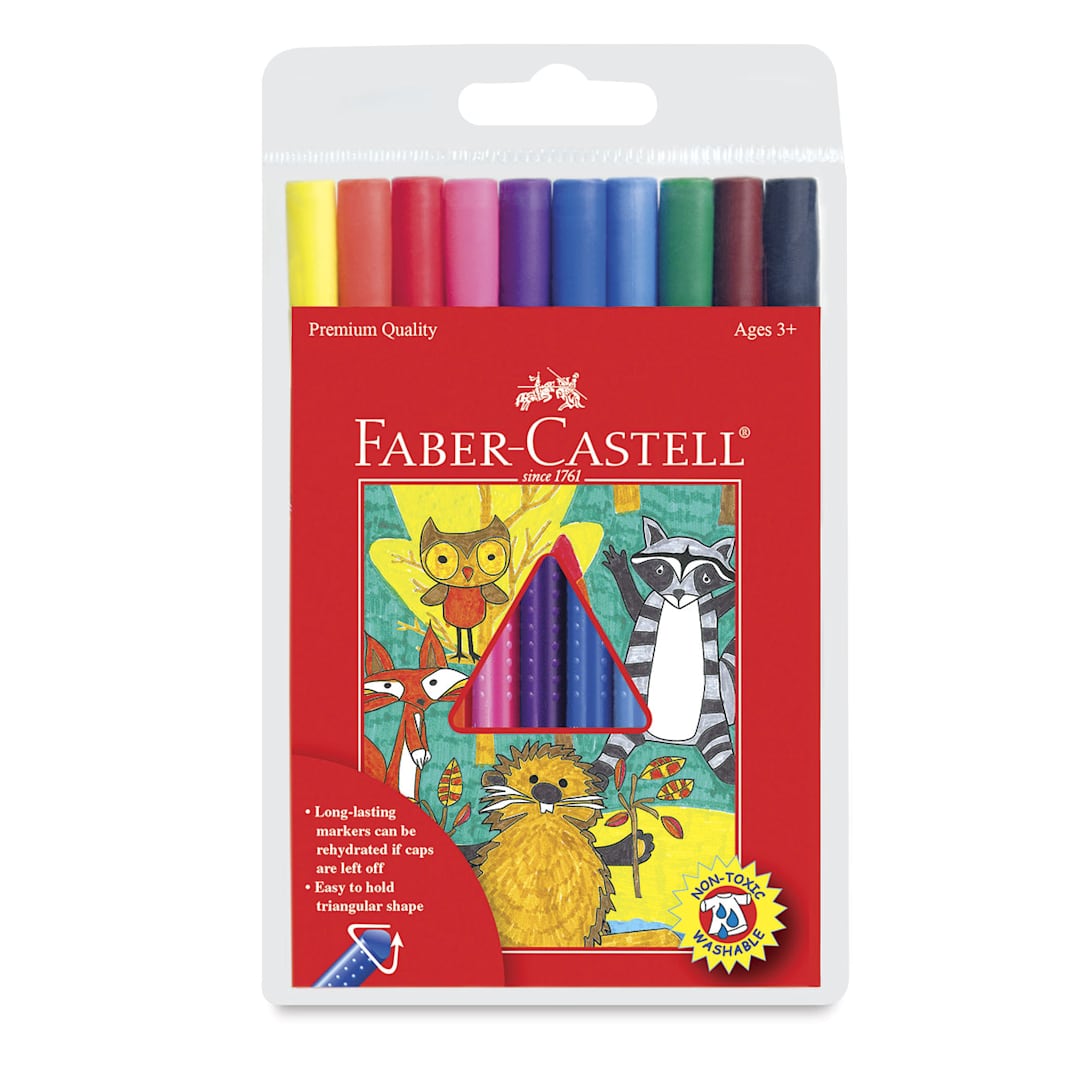 Open in modal - Faber-Castell Grip Colour Marker Pens
