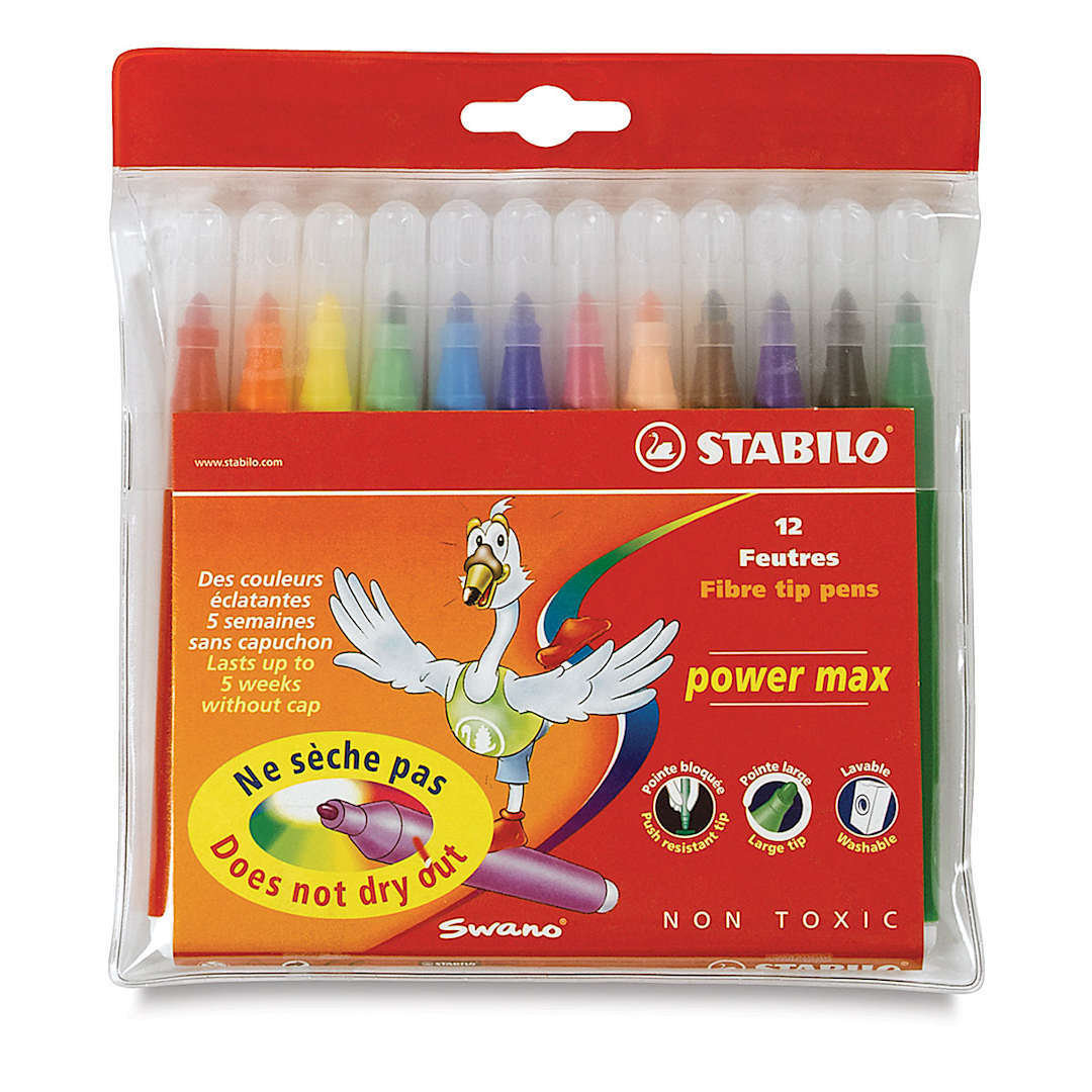 Open in modal - Stabilo Power and Power Max Fiber Tip Markers